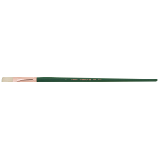 Pędzle olejne Silver Brush Grand Prix Series 1001 Rozmiar 6 Płaskie włosie świni.