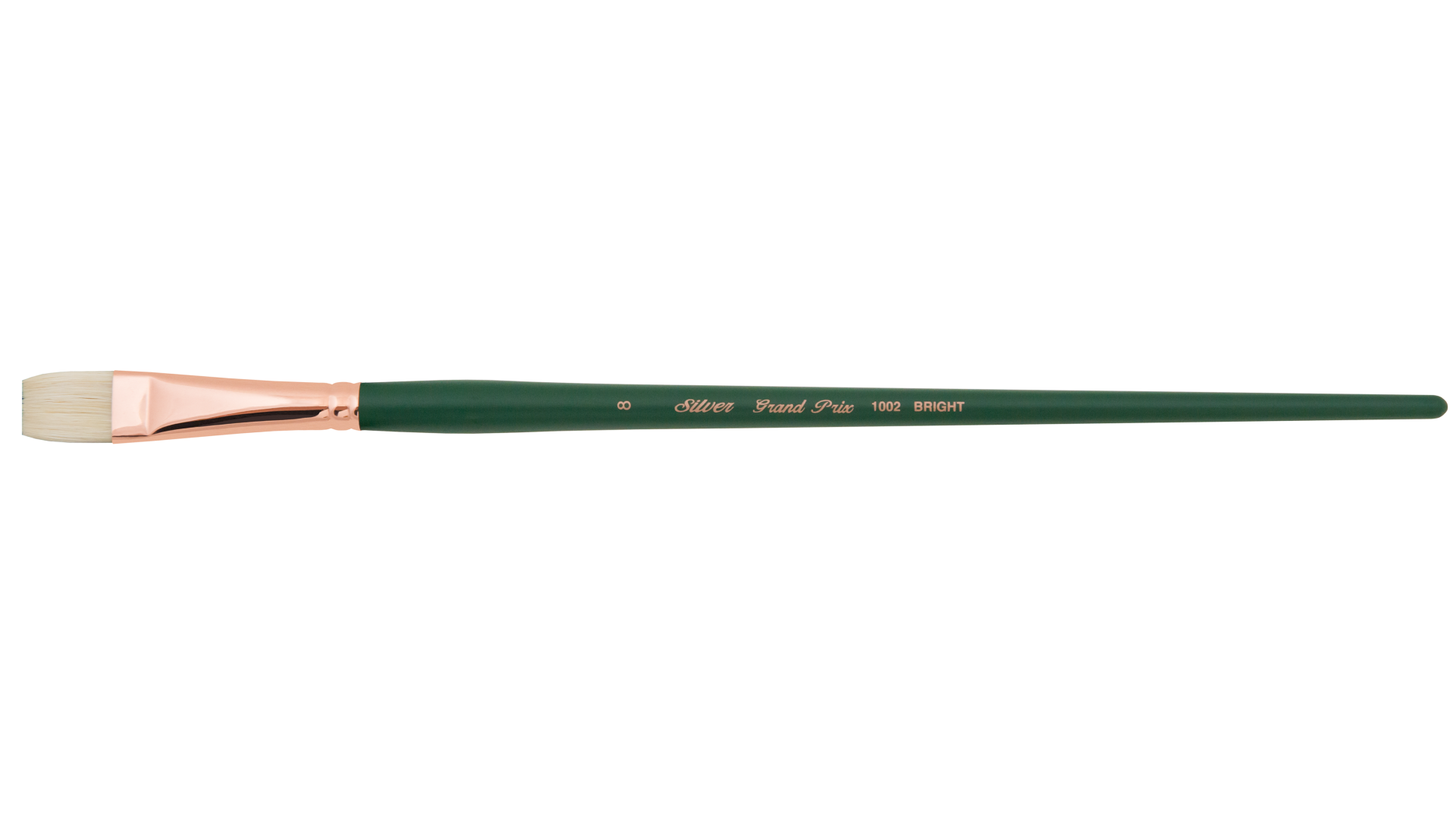 Pędzle olejne Silver Brush Grand Prix Series 1002 Rozmiar 8 Płaski włosie świńskie