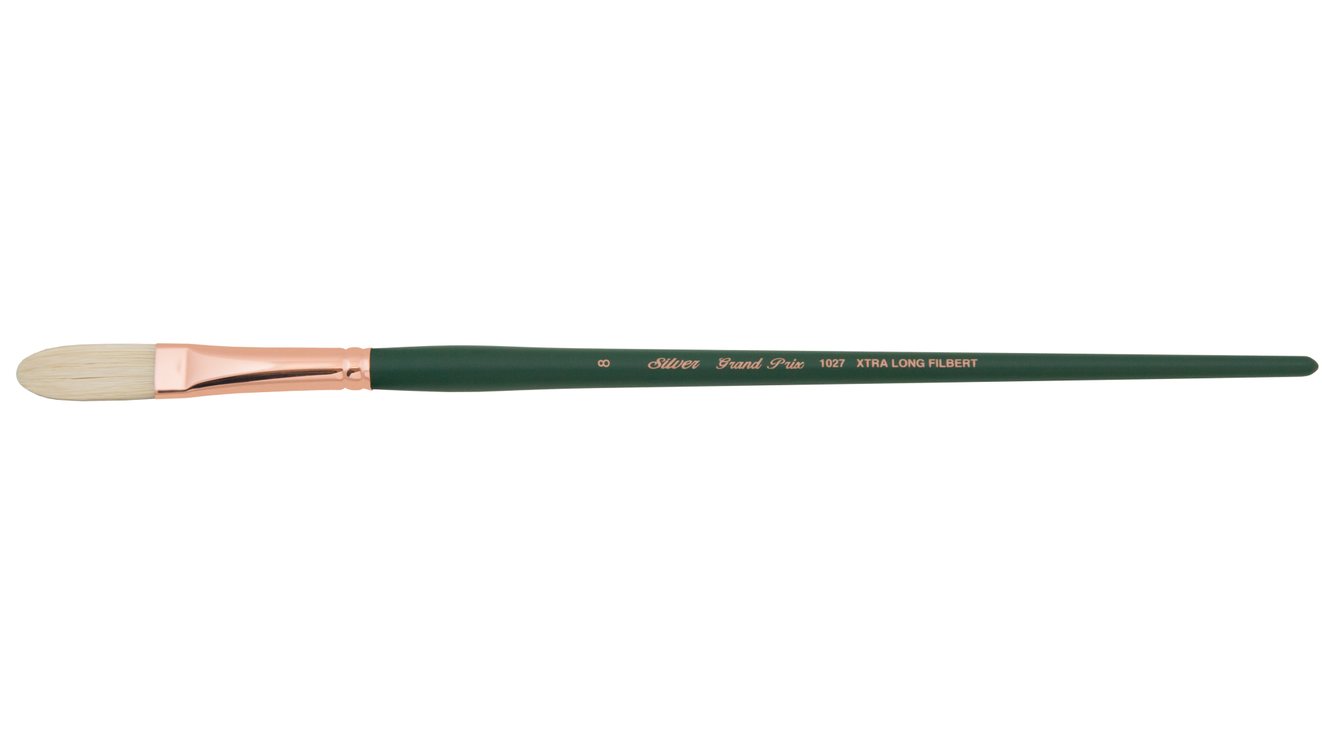 Pędzle olejne Silver Brush Grand Prix Series 1027 Rozmiar 8 Pędzle Filbert Szczecina świniopodobna