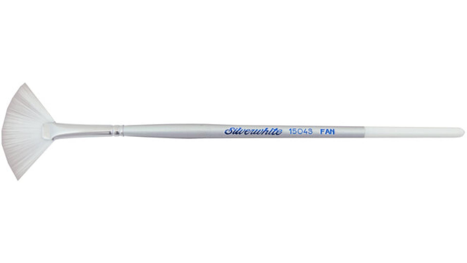 Pędzel wachlarzowy Silver Brush Silverwhite Serii 1504S Rozmiar 6 Pędzle syntetyczne