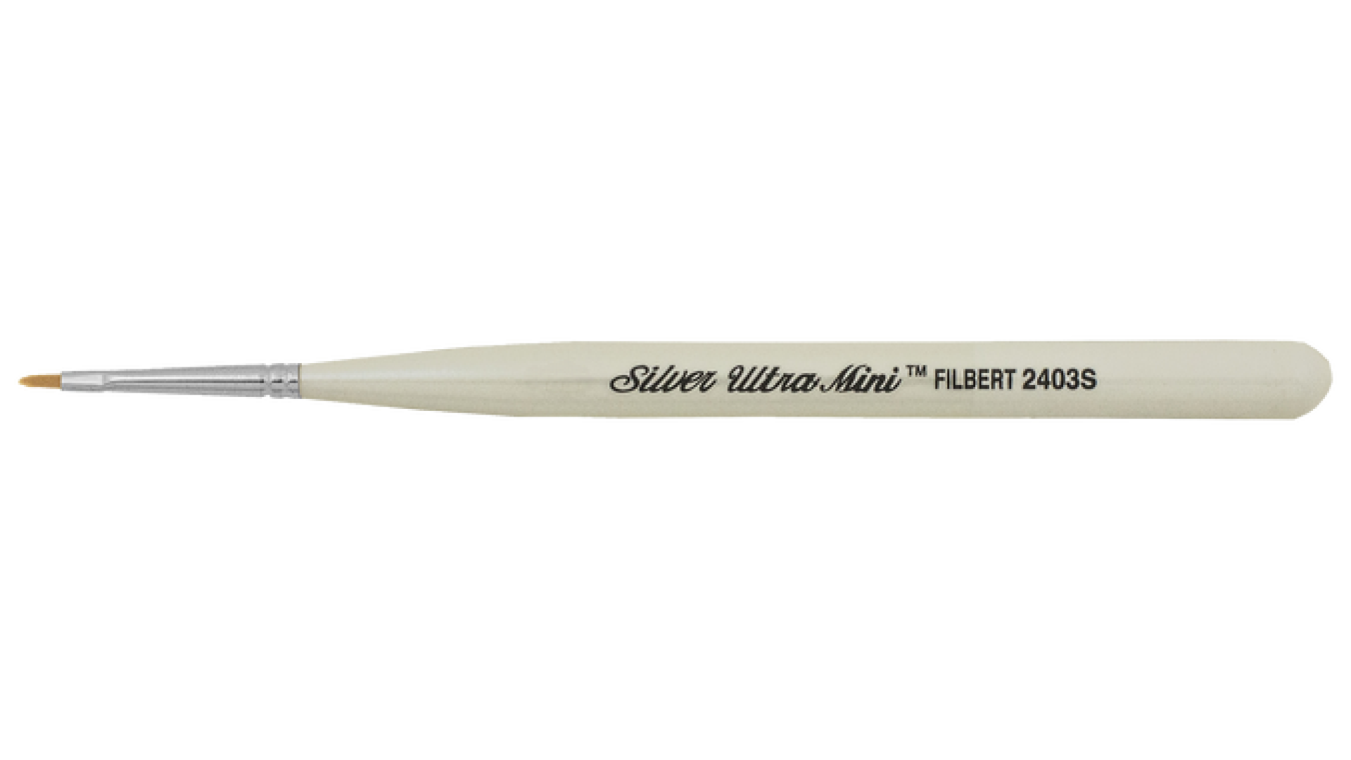 Silver Brush Ultra Mini Series 2403S Rozmiar 10/0 Pędzle Filbert Pędzle Syntetyczne