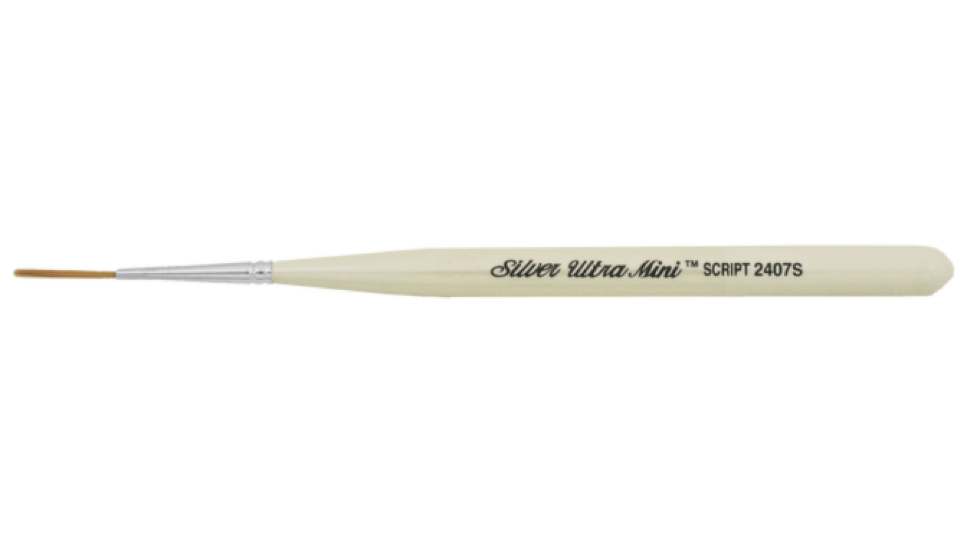 Silver Brush Ultra Mini Seria 2407S Rozmiar 20/0 Pędzle Liner Pędzle Syntetyczne