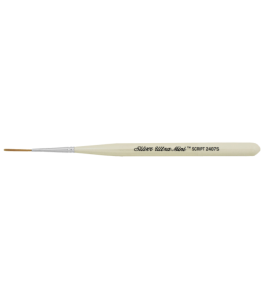Silver Brush Ultra Mini Seria 2407S Rozmiar 20/0 Pędzle Liner Pędzle Syntetyczne