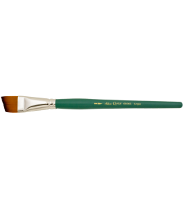 Silver Brush Crystal Series 6806S Size 3/4 in Angle Brushes Synthetic Brushes