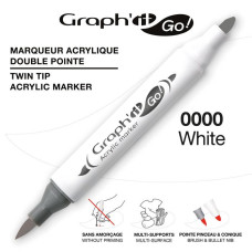 GRAPH'IT GO ESSENTIAL Marker akrylowy White 0000