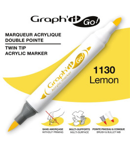 GRAPH'IT GO ESSENTIAL Acrylic Marker Lemon 1130