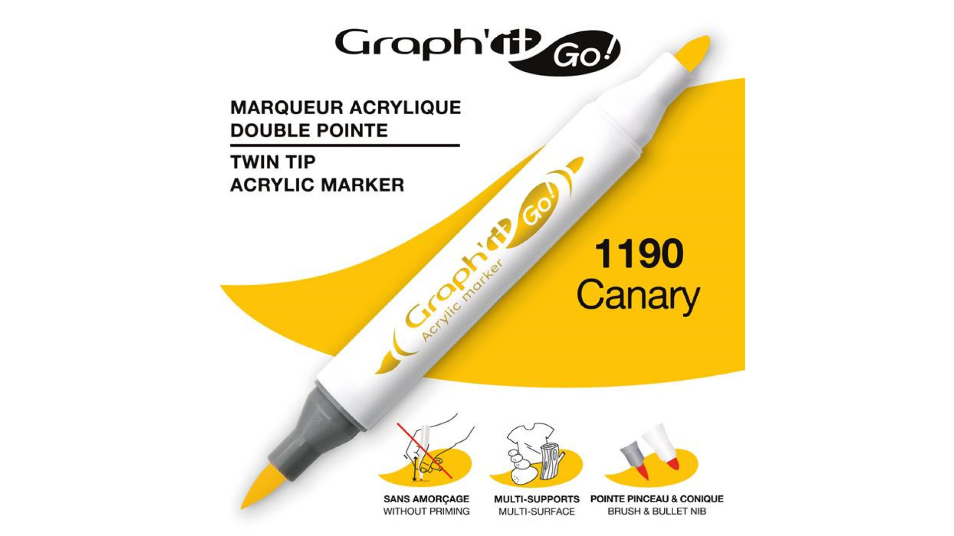 GRAPH'IT GO ESSENTIAL Marker akrylowy Canary 1190