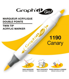 GRAPH'IT GO ESSENTIAL Acrylic Marker Canary 1190