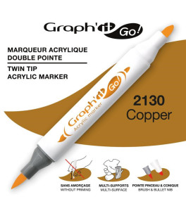 GRAPH'IT GO ESSENTIAL Acrylic Marker Copper 2130