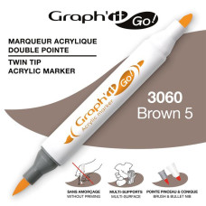 GRAPH'IT GO ESSENTIAL Marker akrylowy Brown-5 3060