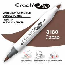 GRAPH'IT GO ESSENTIAL Acrylic Marker Cacao 3180