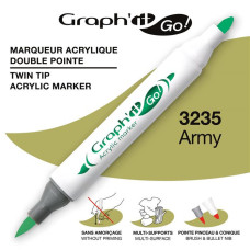 GRAPH'IT GO ESSENTIAL Marker akrylowy Army 3235