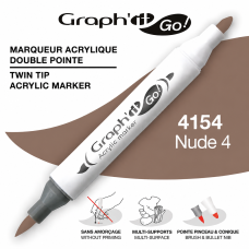 GRAPH'IT GO ESSENTIAL Acrylic Marker Nude-4 4154