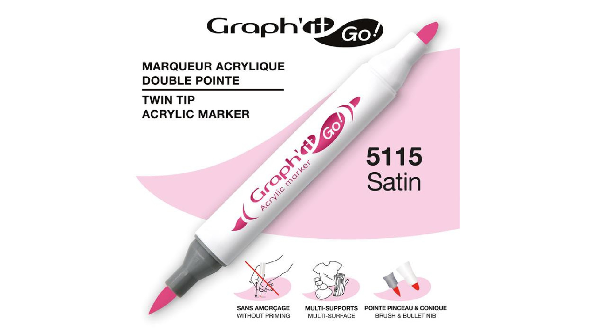GRAPH'IT GO ESSENTIAL Marker akrylowy Satin 5115