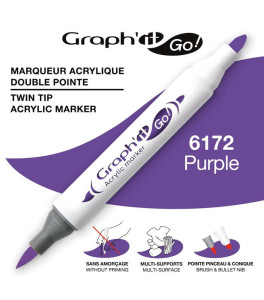 GRAPH'IT GO ESSENTIAL Marker akrylowy Purple 6172
