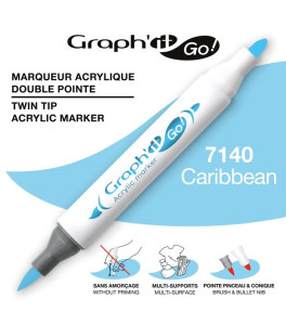 GRAPH'IT GO ESSENTIAL Acrylic Marker Caribbean 7140