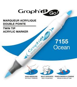 GRAPH'IT GO ESSENTIAL Acrylic Marker Ocean 7155