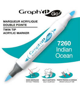 GRAPH'IT GO ESSENTIAL Acrylic Marker Indian Ocean 7260