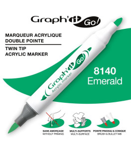 GRAPH'IT GO ESSENTIAL Marker akrylowy Emerald 8140