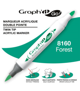 GRAPH'IT GO ESSENTIAL Acrylic Marker Forest 8160