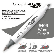 GRAPH'IT GO ESSENTIAL Marker akrylowy Warm Grey-6 9406