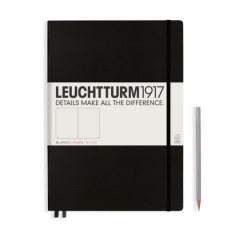 Leuchtturm1917 Notatnik Master Classic A4+ 100 g, Czarny, gładki