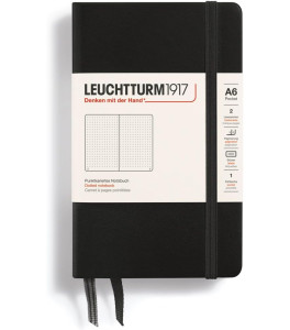Leuchtturm1917 Notebook Pocket A6 80 g, Black, dotted