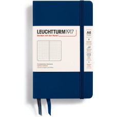 Leuchtturm1917 Notatnik Pocket A6 80 g, Granatowy, kropka