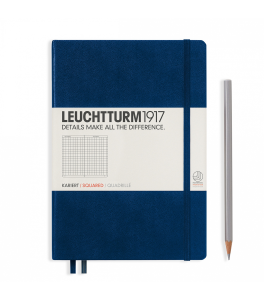 Leuchtturm1917 Notebook Medium A5 80 g, Navy Blue, squared