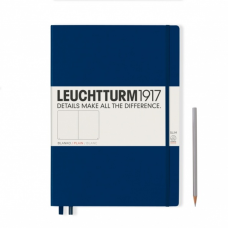 Leuchtturm1917 Notatnik Master Slim A4+ 100 g, Granatowy, gładki