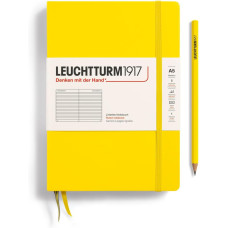 Leuchtturm1917 Notatnik Medium A5 80 g, Cytrynowy, linia