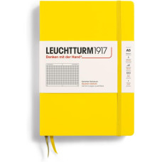 Leuchtturm1917 Notatnik Medium A5 80 g, Cytrynowy, kratka