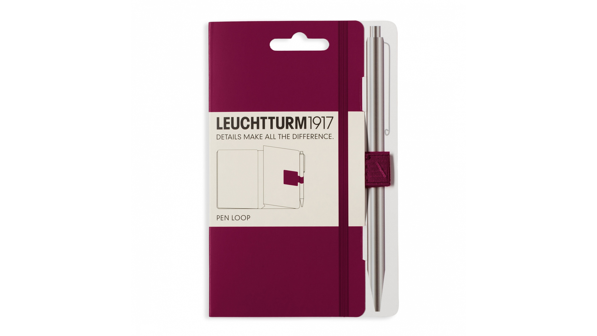 Leuchtturm1917 Pen Loop na długopis Bordowy