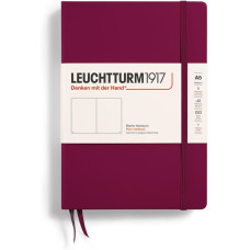 Leuchtturm1917 Notebook Medium A5 80 g, Port Red, plain