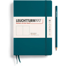 Leuchtturm1917 Notebook Medium A5 80 g, Pacific Green, plain