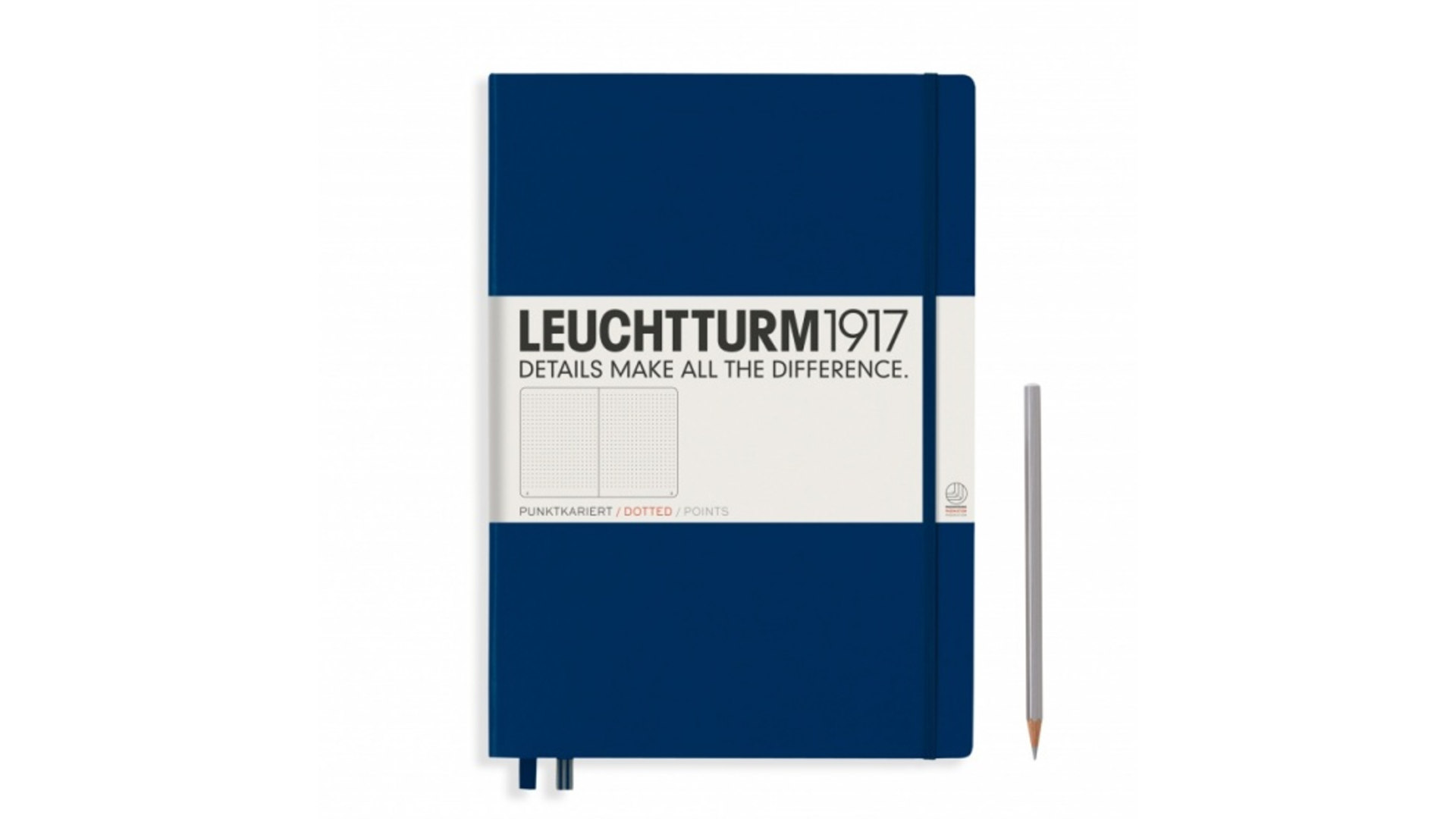 Leuchtturm1917 Notatnik Master Classic A4+ 100 g, Granatowy, kropka