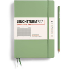 Leuchtturm1917 Notatnik Medium A5 80 g, Sage, kratka