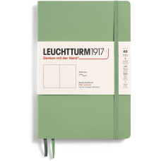 Leuchtturm1917 Notatnik Medium A5 80 g, Sage, gładki (miękka okładka)