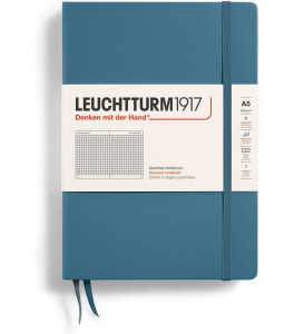 Leuchtturm1917 Notatnik Medium A5 80 g, Stone Blue, kratka