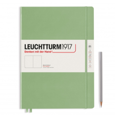 Leuchtturm1917 Notatnik Master Slim A4+ 100 g, Sage, gładki