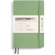 Leuchtturm1917 Notebook Paperback B6+ 80 g, Sage, dotted (soft cover)