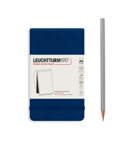 Leuchtturm1917 Reporter's Notepad A6 80 g, Navy Blue, dotted