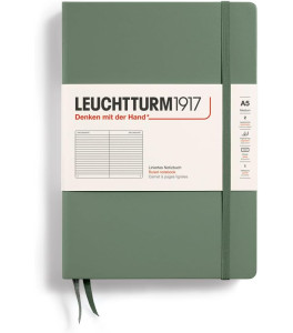 Leuchtturm1917 Notebook Medium A5 80 g, Olive, ruled