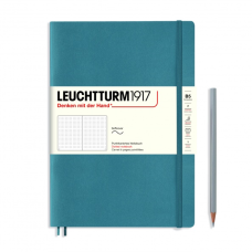 Leuchtturm1917 Notatnik Composition B5 80 g, Stone Blue, kropka (miękka okładka)