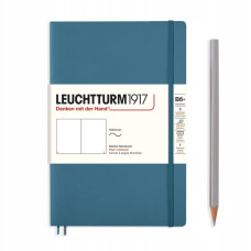 Leuchtturm1917 Notebook Paperback B6+ 80 g, Stone Blue, plain (soft cover)