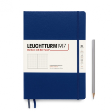 Leuchtturm1917 Notatnik Composition B5 80 g, Granatowy, kropka