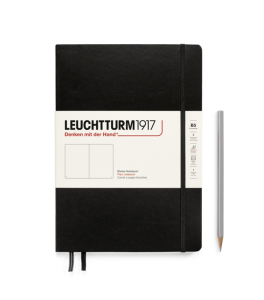 Leuchtturm1917 Notatnik Composition B5 80 g, Czarny, gładki