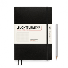 Leuchtturm1917 Notebook Composition B5 80 g, Black, dotted
