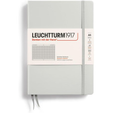 Leuchtturm1917 Notebook Medium A5 80 g, Light Grey, squared