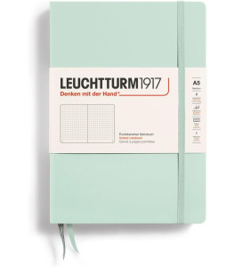 Leuchtturm1917 Notatnik Medium A5 80 g, Mint Green, kropka
